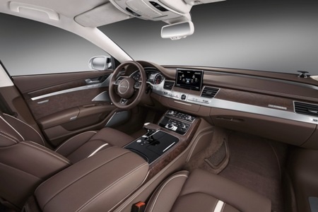Audi A8 phiên bản mới - Hiện đại, cá tính hơn - 6 Hình ảnh xe Audi A8 L phiên bản mới 2014: